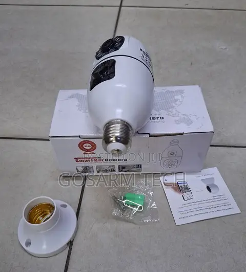 Indoor Dual Lens Wireless Wifi Light Bulb Camera V380pro