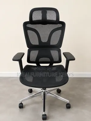 Ergonomic High-Back Mesh Office Chair With Headrest & Lumbar Support