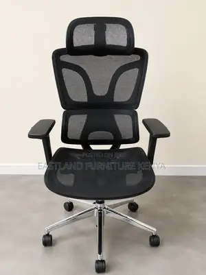 Ergonomic High-Back Mesh Office Chair With Headrest & Lumbar Support