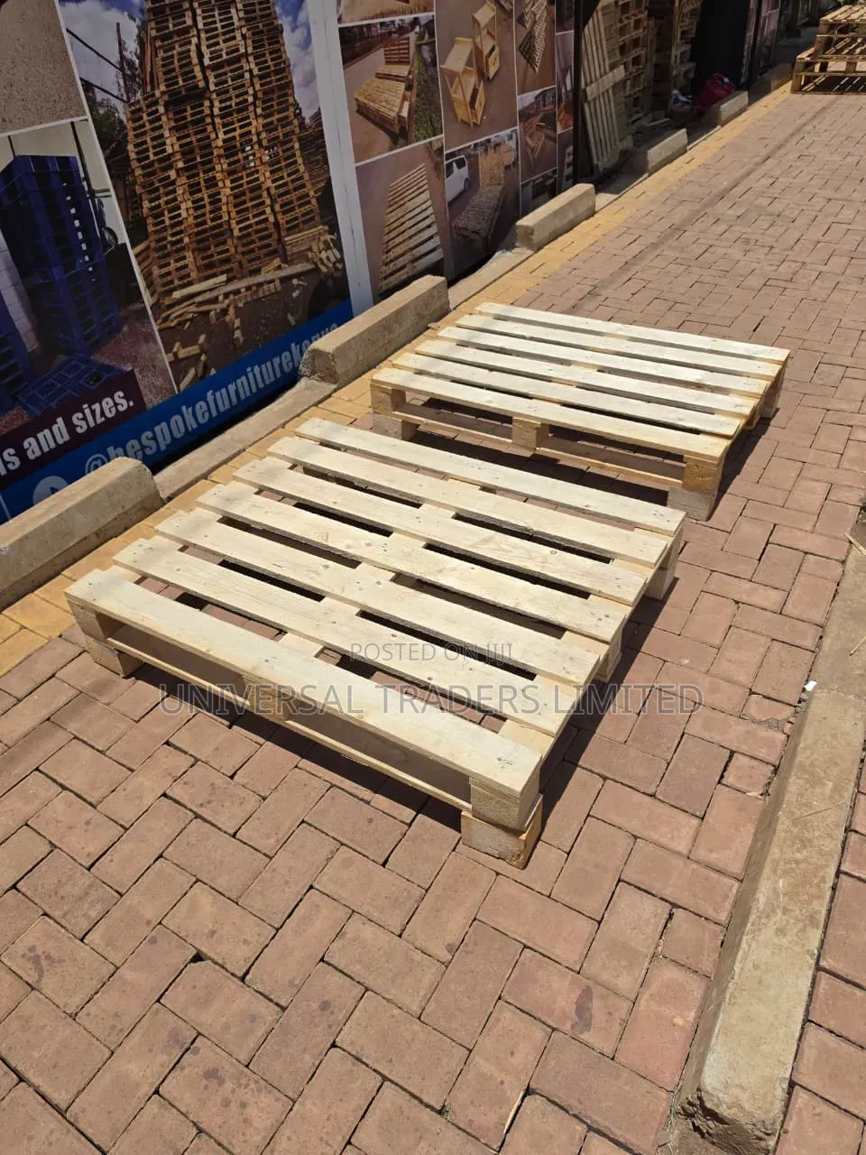 4×6 Simple Wooden Pallet Bed-Strong Durable. Gig01