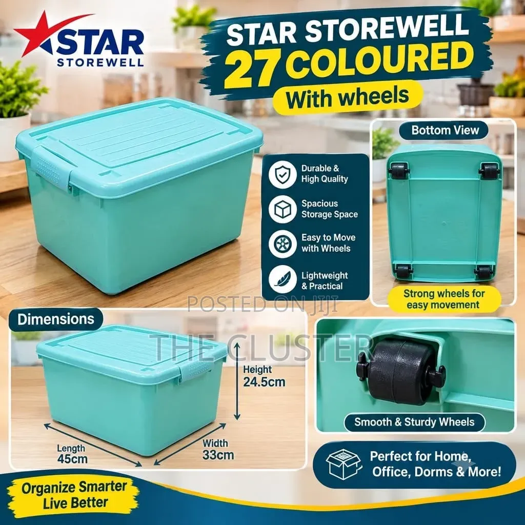 Star Storewell 27 Coloured With Wheels