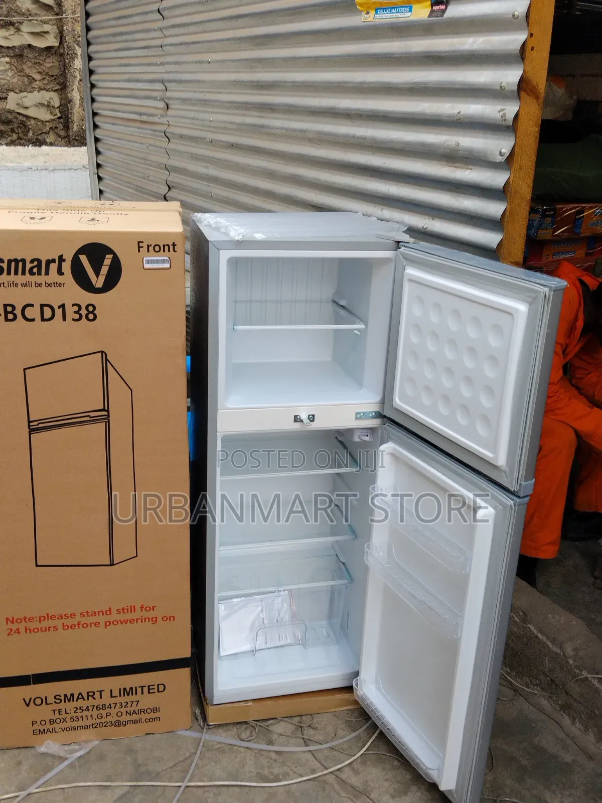 at 24500- Volsmart 138L Double Door Energy Efficient Refrigerator