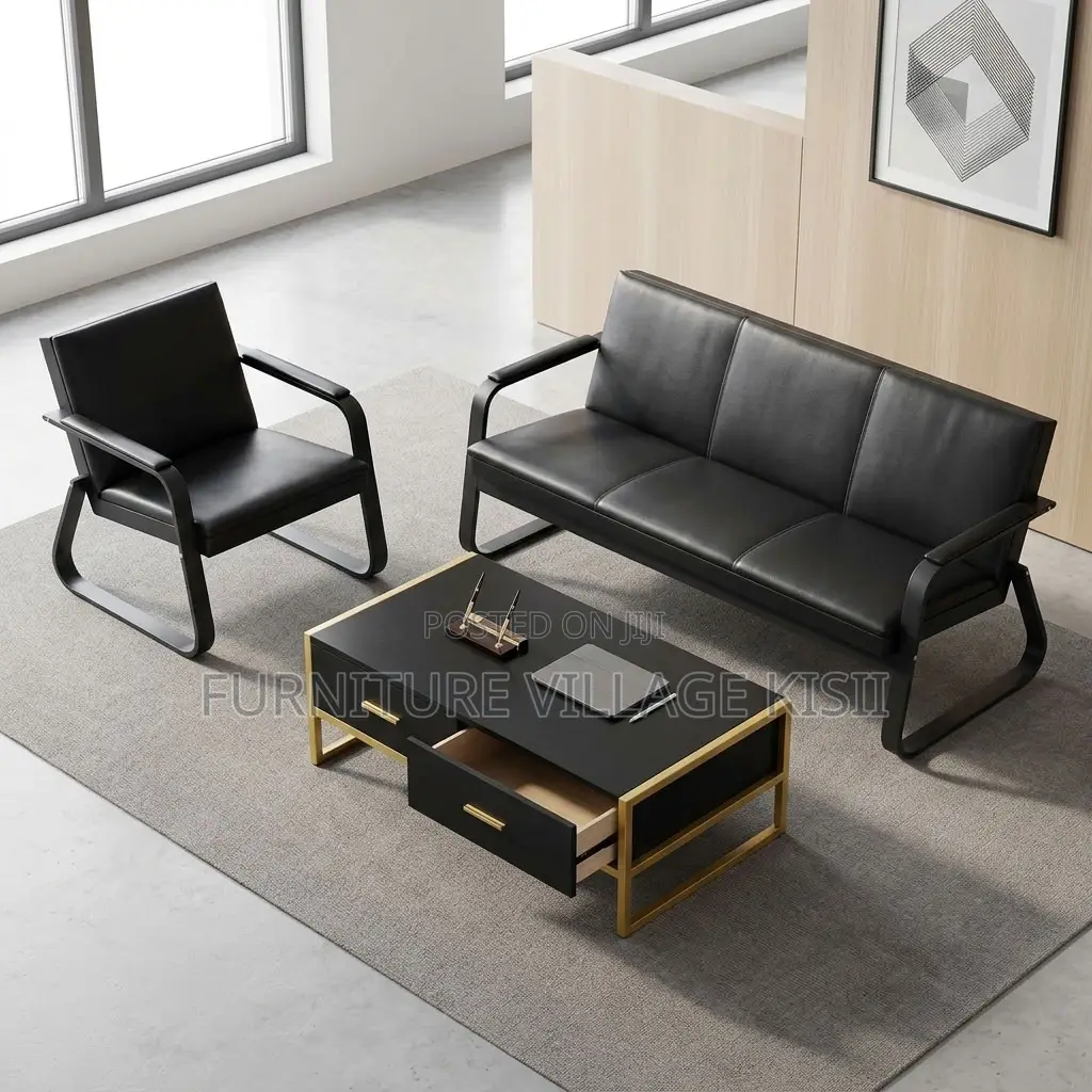 5-Seater Reception Waiting Office Sofa