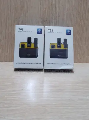 T68 Dual Wireless Microphone – Perfect for Interviews