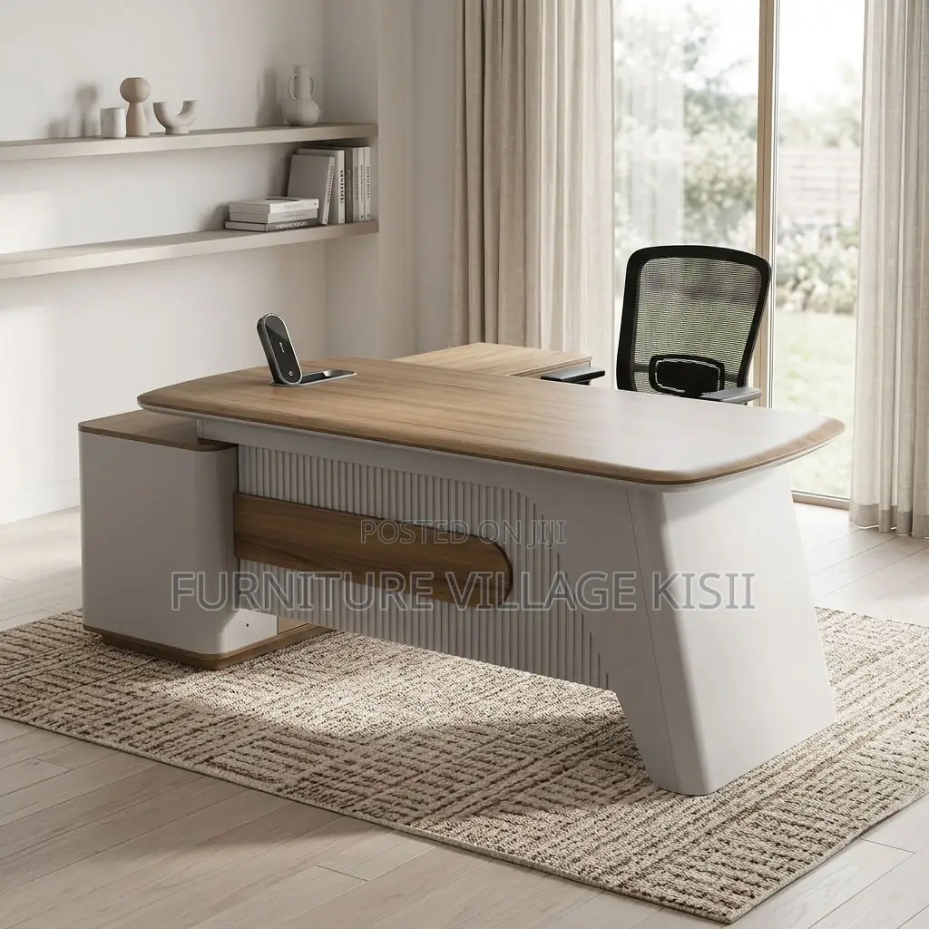 1.8M Executive Desk With Side Return