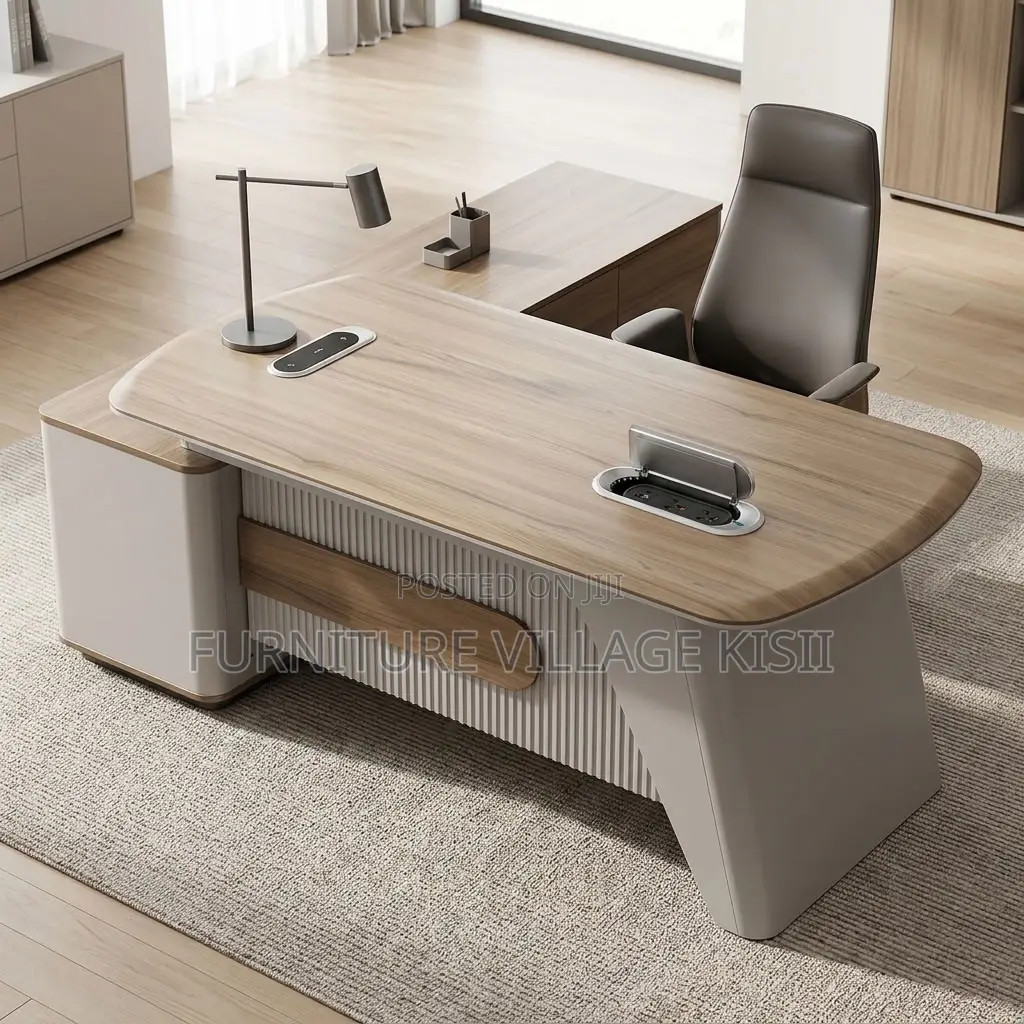 1.8M Executive Desk With Side Return