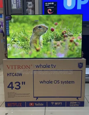 Vitron 43 Inch Whale Smart TV HTC43W – 2K Full HD Smart TV in Kenya