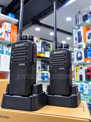 15 Km Inrico PD660 Powerful Two Way Radio With Charging Base