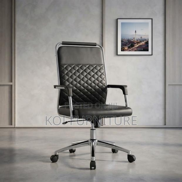 Office Chairs; Executive High Backrest Office Seat With Fixed Arm - main view