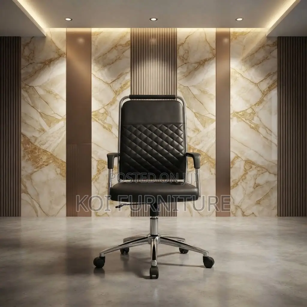 Office Chairs; Executive High Backrest Office Seat With Fixed Arm