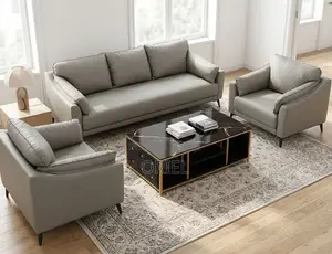 Large 5-Seater Executive Office Sofa