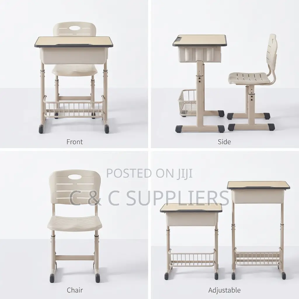 School Desk and Chair Set