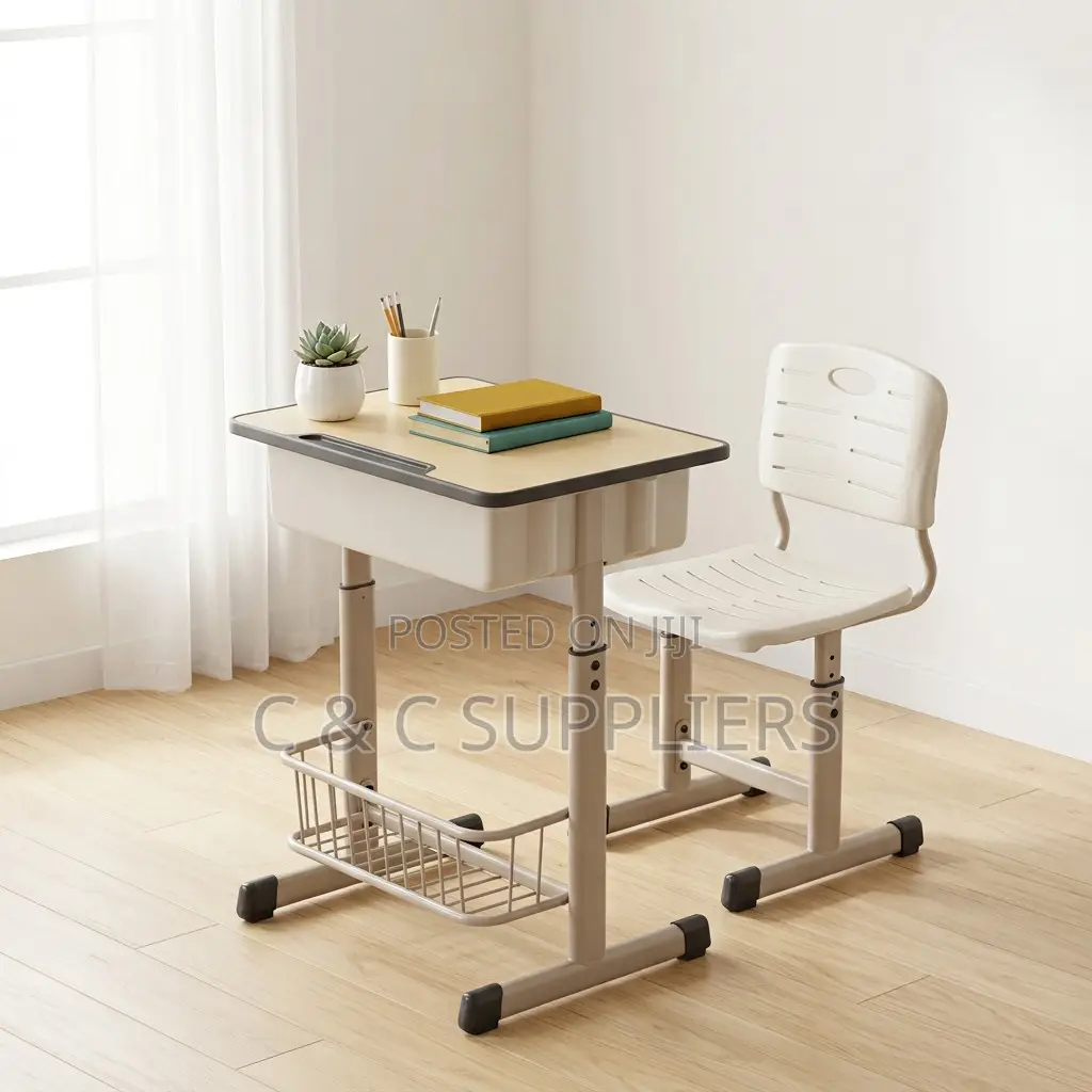 School Desk and Chair Set