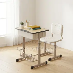 School Desk and Chair Set