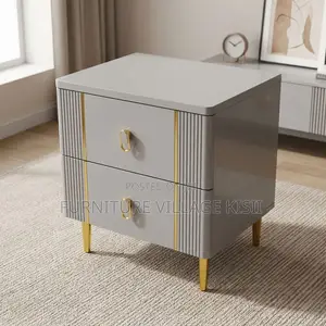 Modern 2-Drawer Bed Side