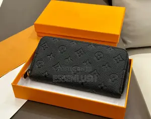 Ladies Designer-Style Long Wallet | Luxury Monogram Purse