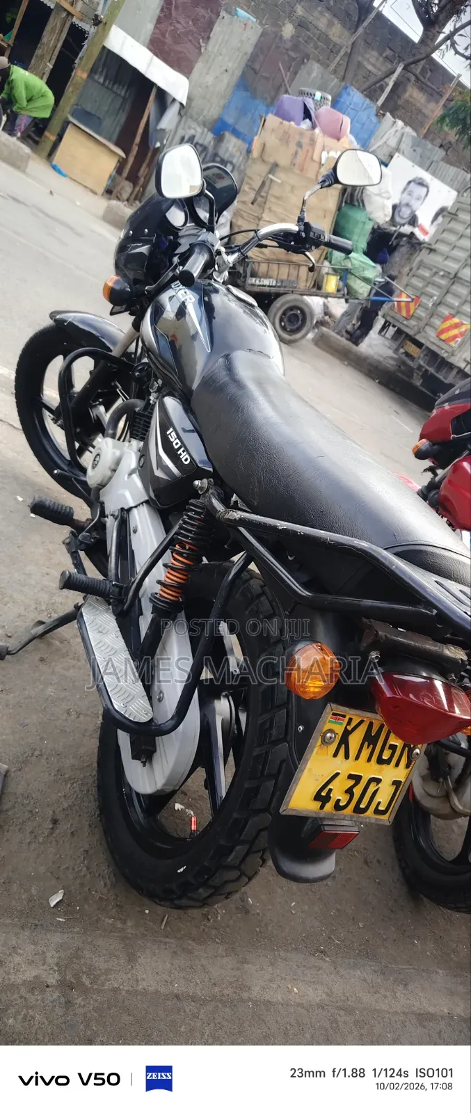 Bajaj Boxer 150 UG 2024 Black