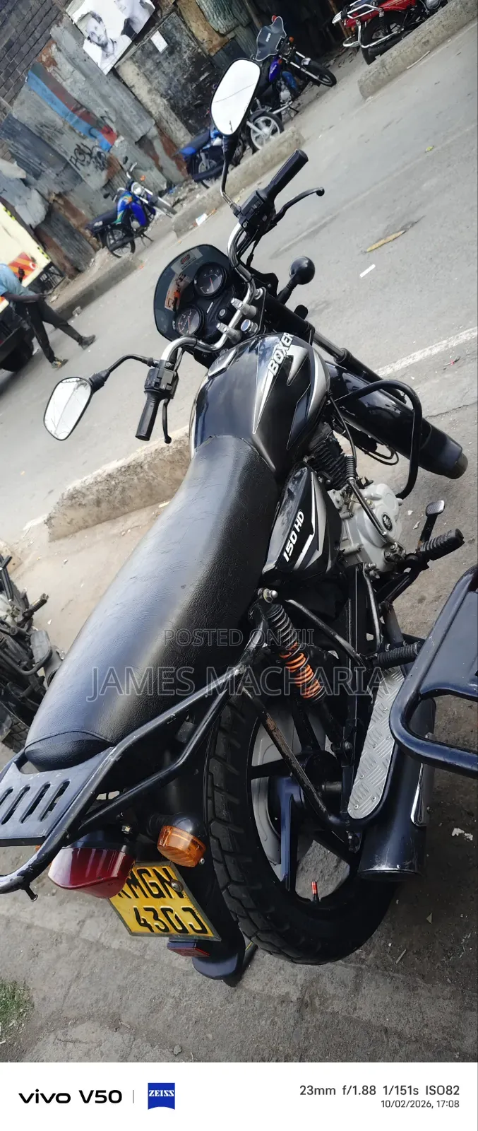Bajaj Boxer 150 UG 2024 Black