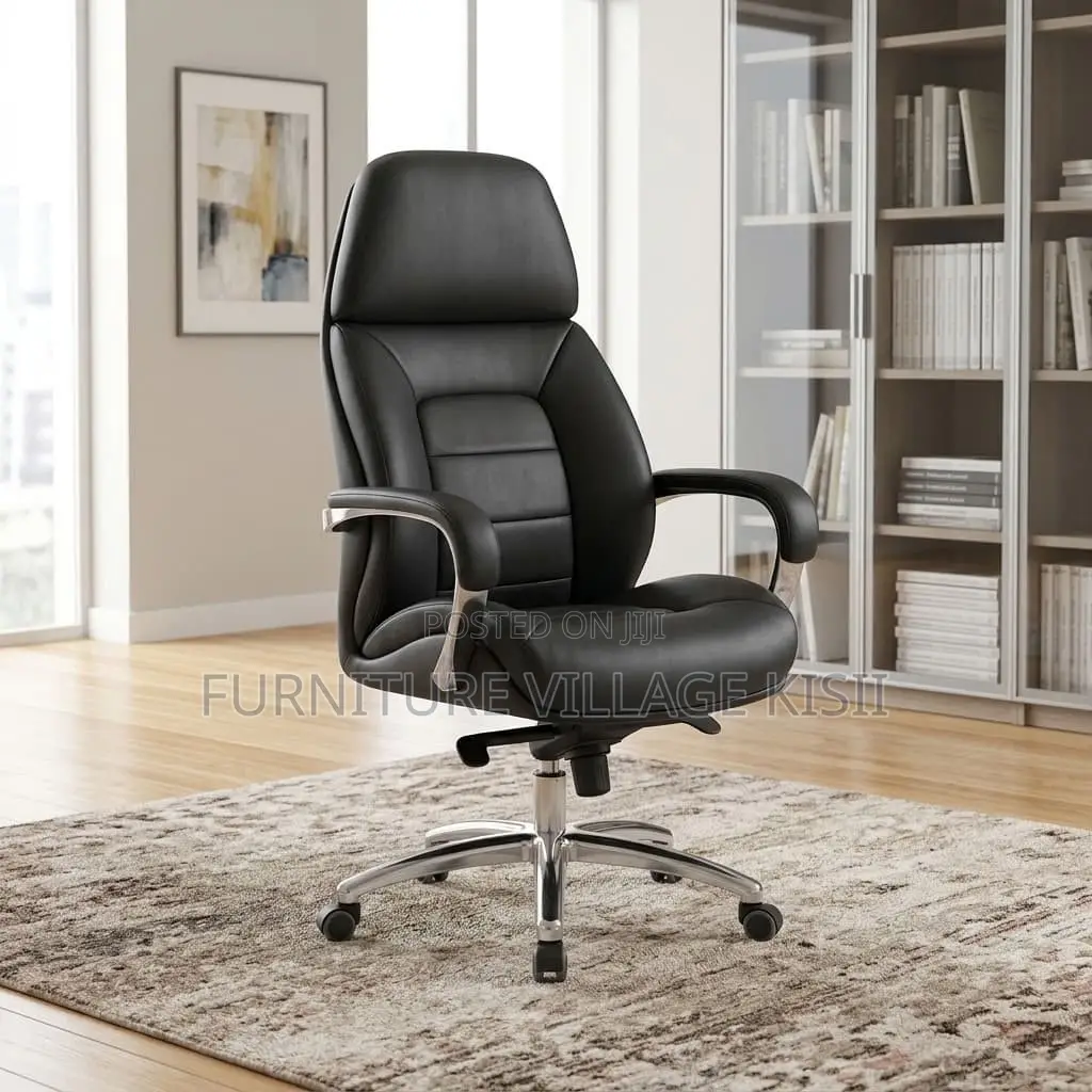 Swivel Leather Office Chair