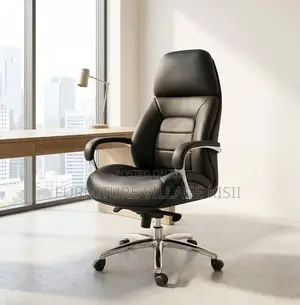 Swivel Leather Office Chair