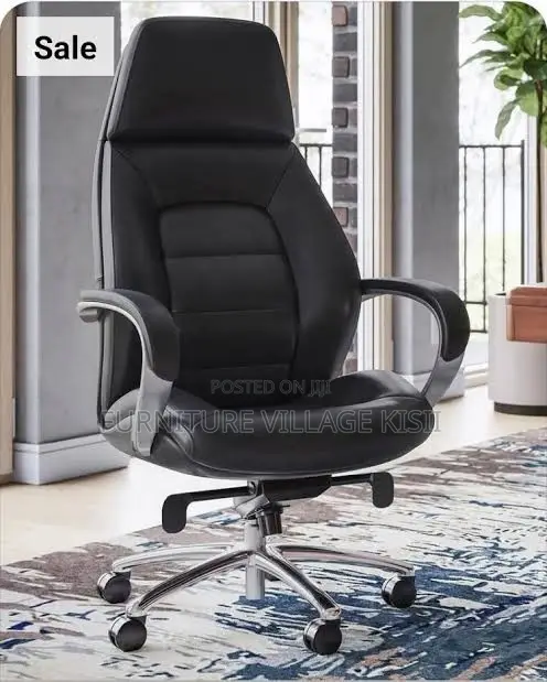 Swivel Leather Office Chair