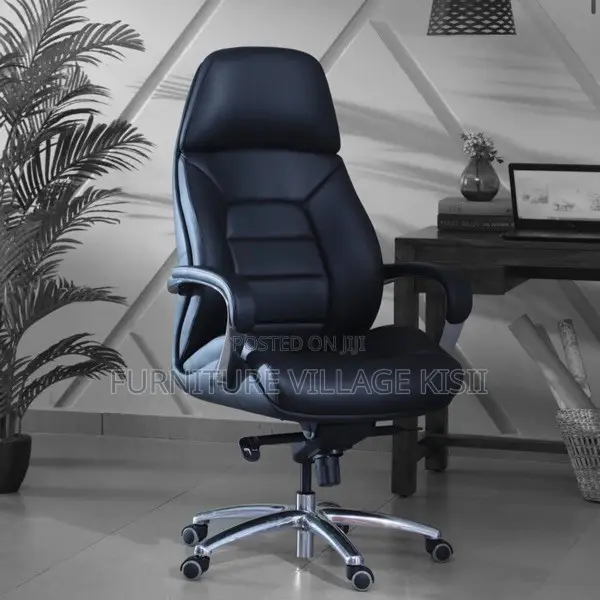 Swivel Leather Office Chair