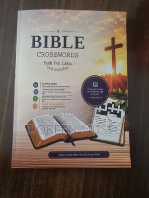 Bible Referenced Devotional Crossword Book for All Ages