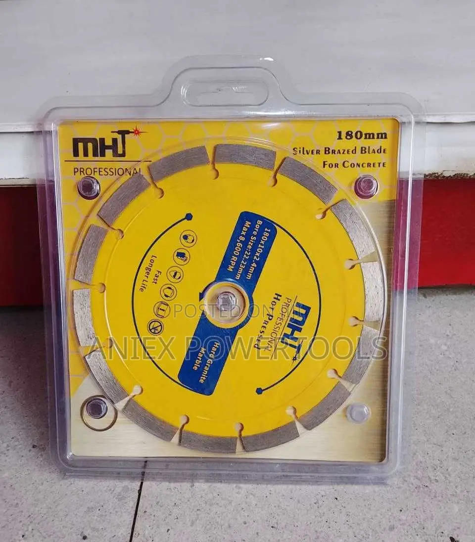 MHT Professional 180mm Silver Brazed Diamond Cutting Blade