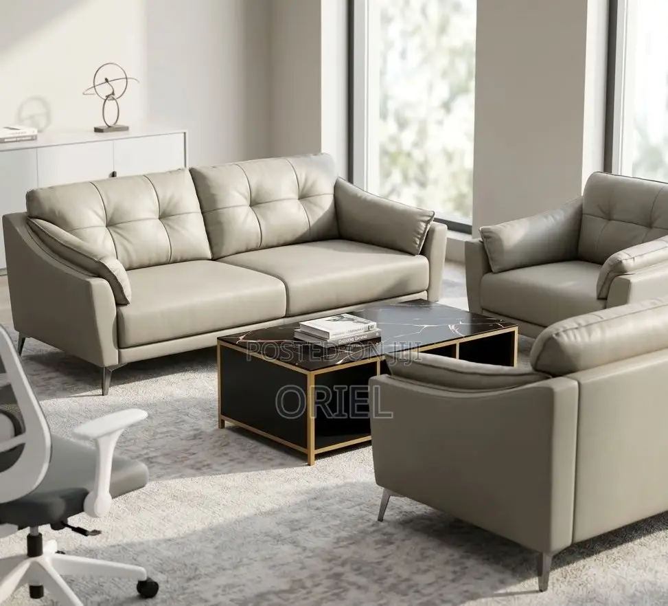 Large 5-Seater Executive Office Sofa