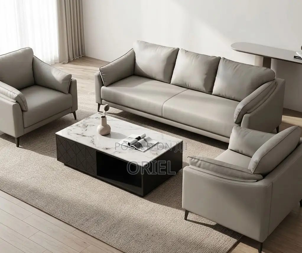 Large 5-Seater Executive Office Sofa