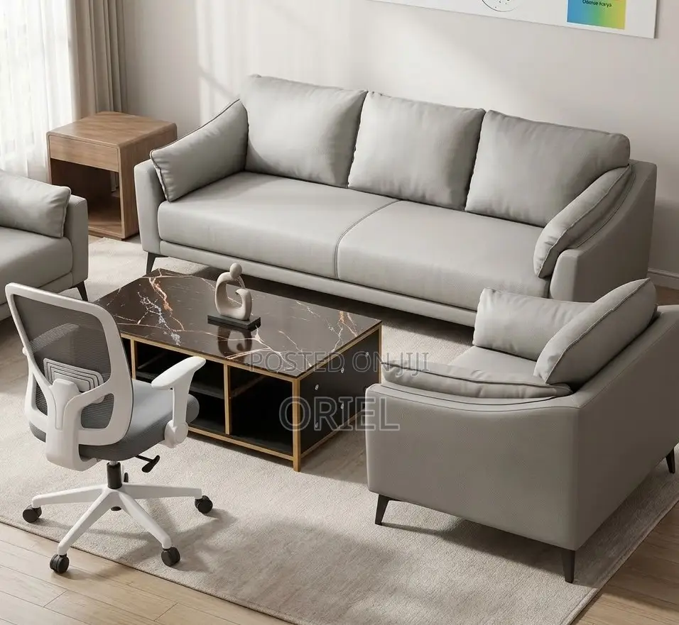 Large 5-Seater Executive Office Sofa