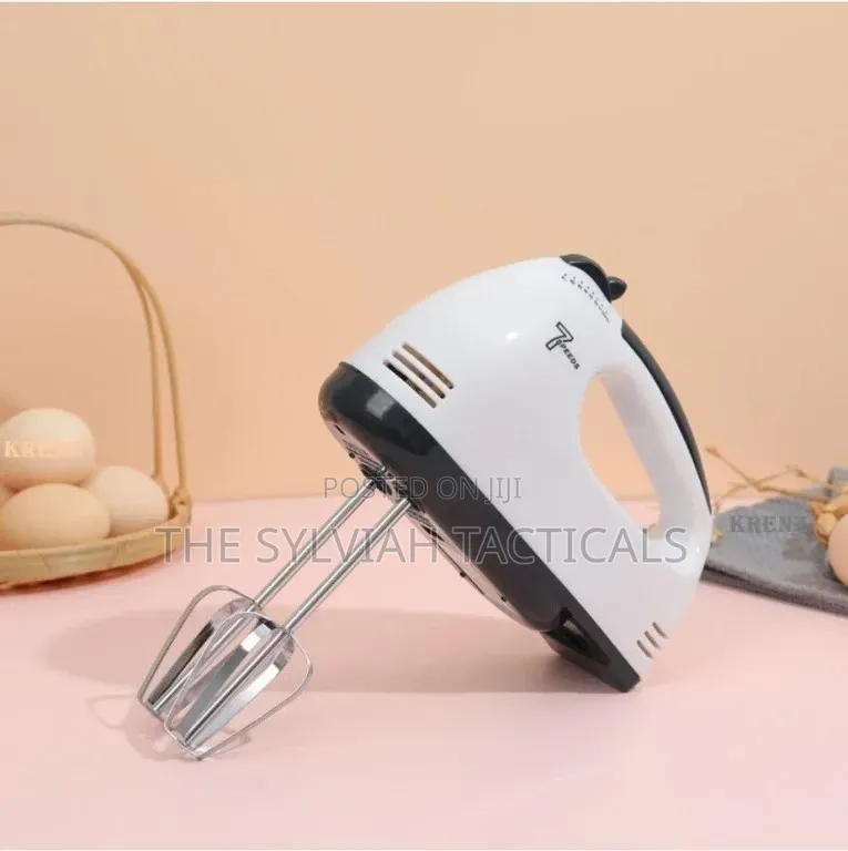 *Hand Mixer Blender Easy Mix With 7 Speed Control and Detachable