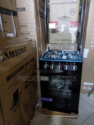 Vision Plus 50×50 3+1 Standing Cooker – Electric Oven