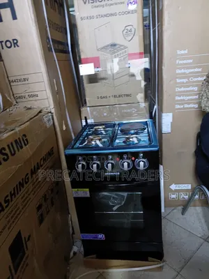Vision Plus 50×50 Cooker – 3 Gas + 1 Electric