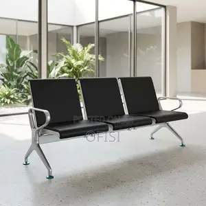Office Benches| 3-Link Hard Padded Office Reception Bench