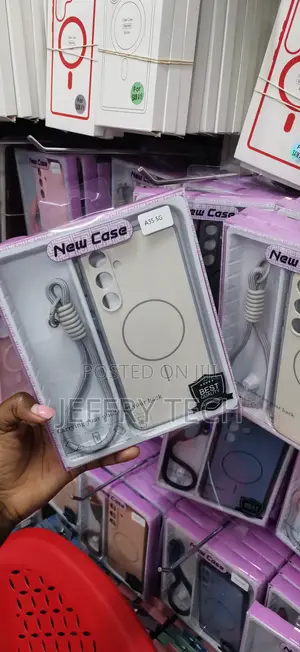 Beige MagSafe-compatible Magnetic Case for the Samsung Galaxy A35