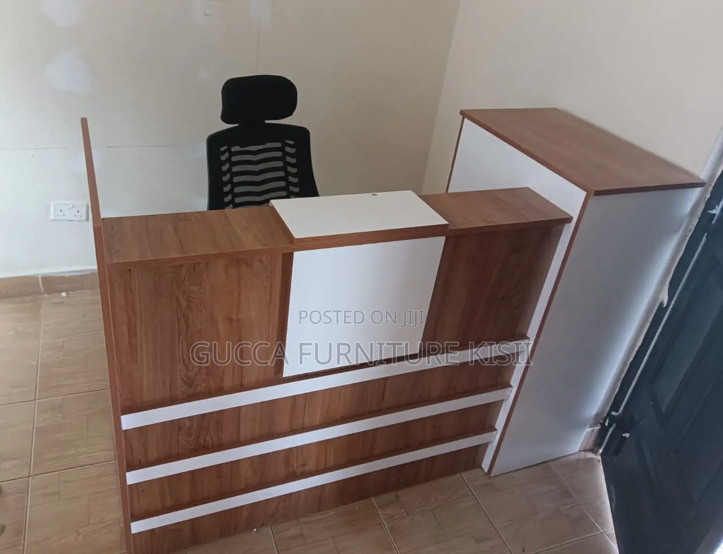 Customized Receptionist 160cm MDF Desk
