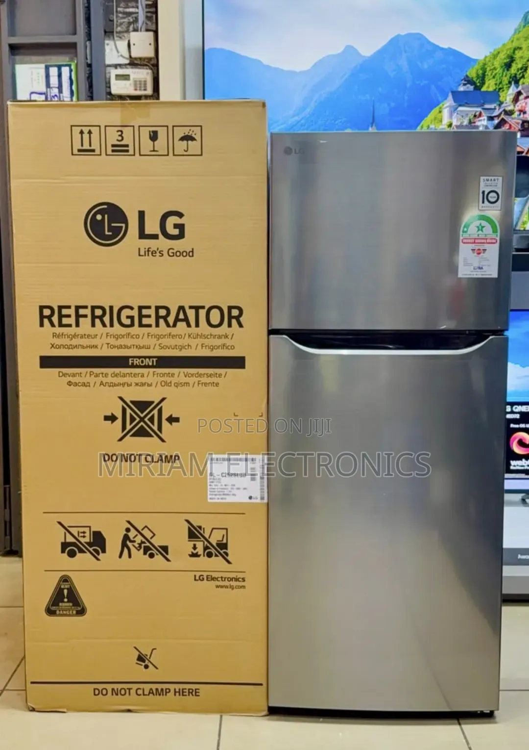 LG 234 L Top Mount Refrigerator GL-C252SLBB- Silver