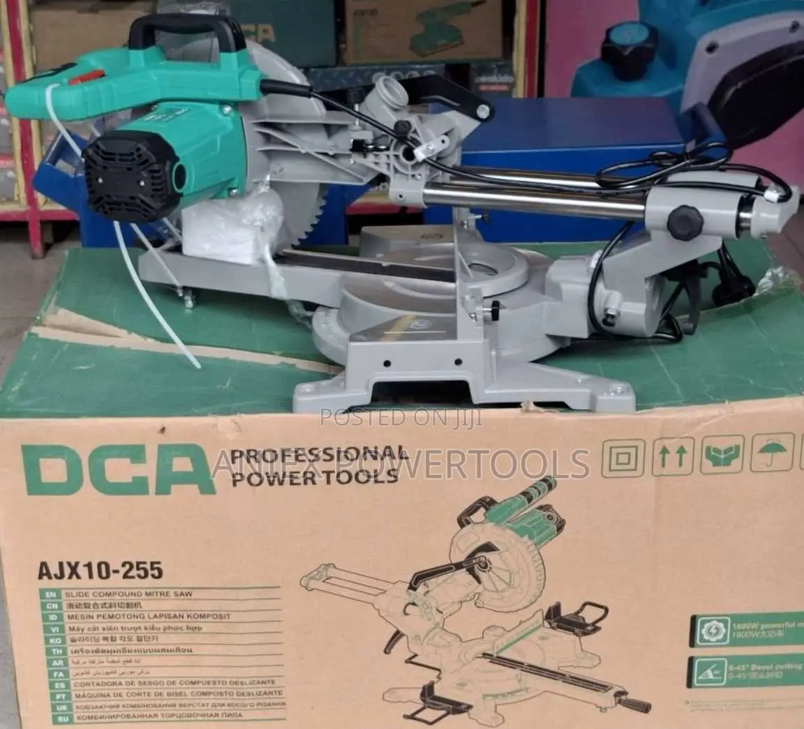 DCA AJX10-255 10-Inch Slide Compound Mitre Saw 1800W