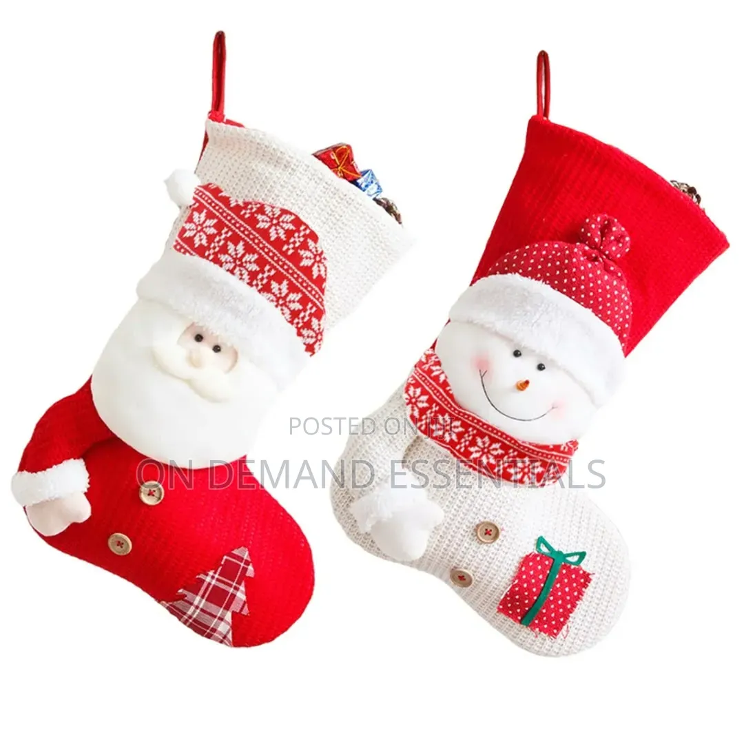 Large Christmas Stocking Socks Decorations