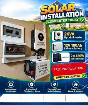 2kva - 2.56kwh Offgrid Package Plus Free Installation Country Wide