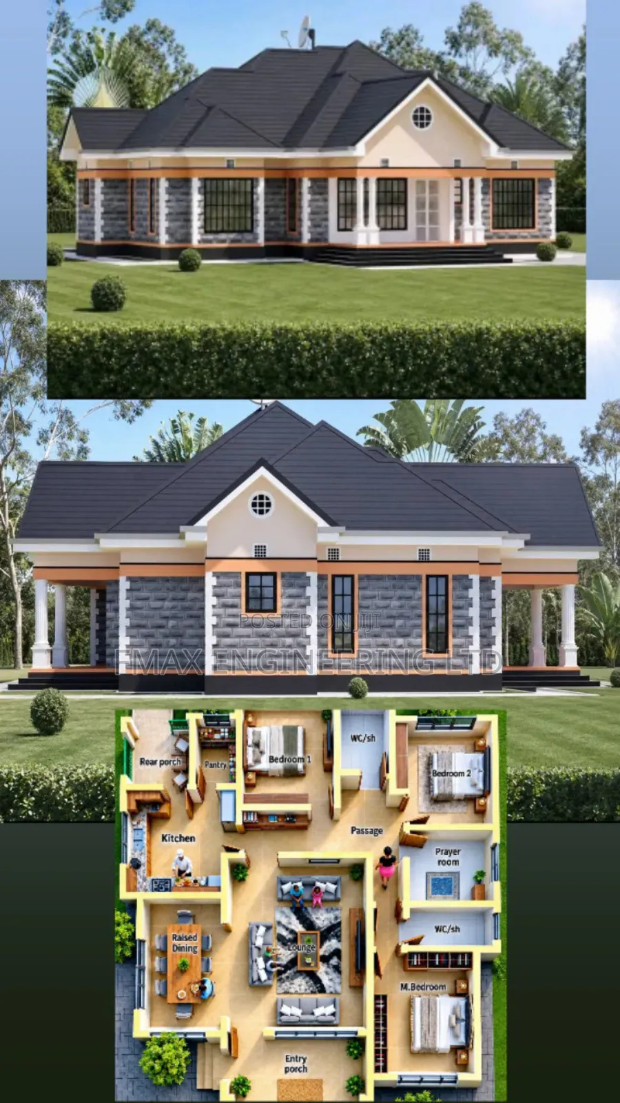 Contact Fmax Engineering LTD for House Plan Designs and Construction