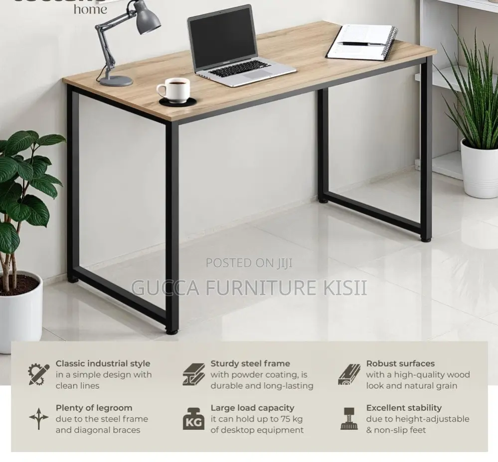 120CM Computer Desk With Waterproof MDF Board