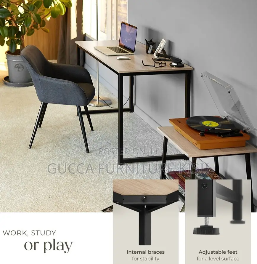120CM Computer Desk With Waterproof MDF Board