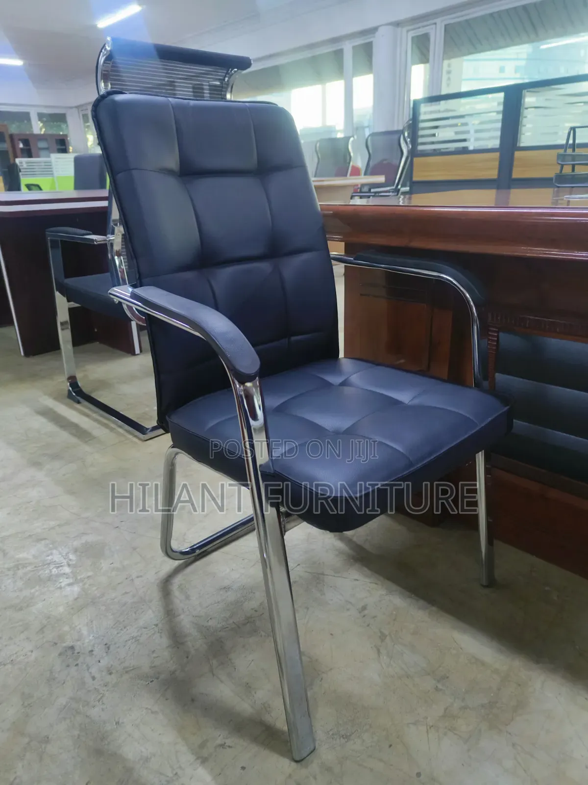 Executive Leather Visitors Office Chair