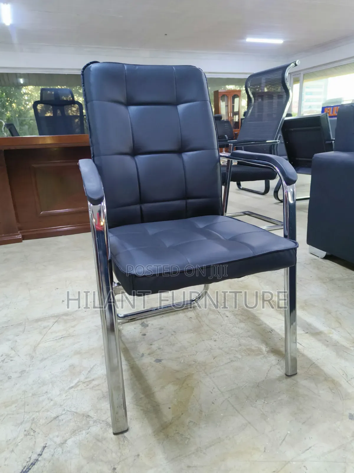 Executive Leather Visitors Office Chair