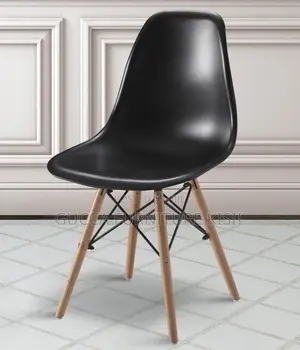 Ergonomic Black Eames Dining Chair