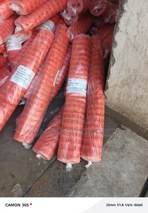 Orange Construction Barrier Net