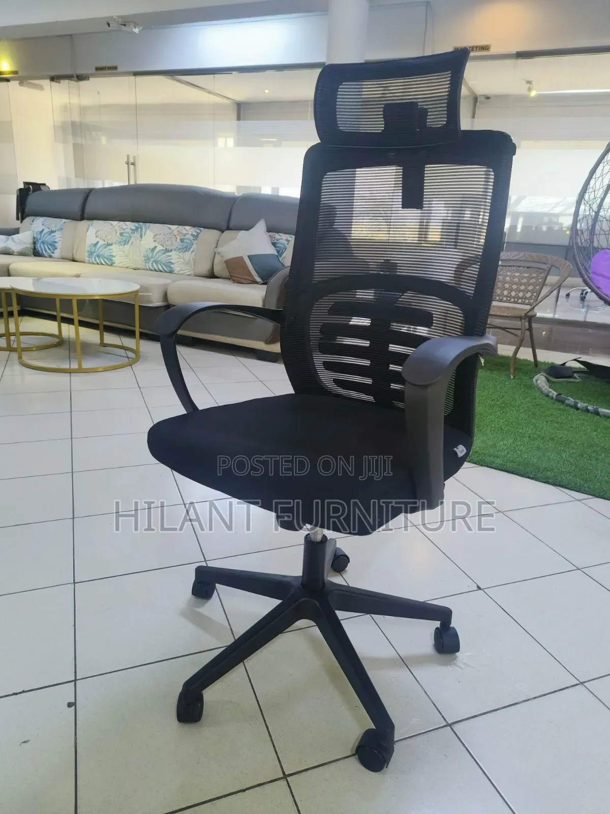 Premium Mesh Executive Office Chair With Lumbar Support