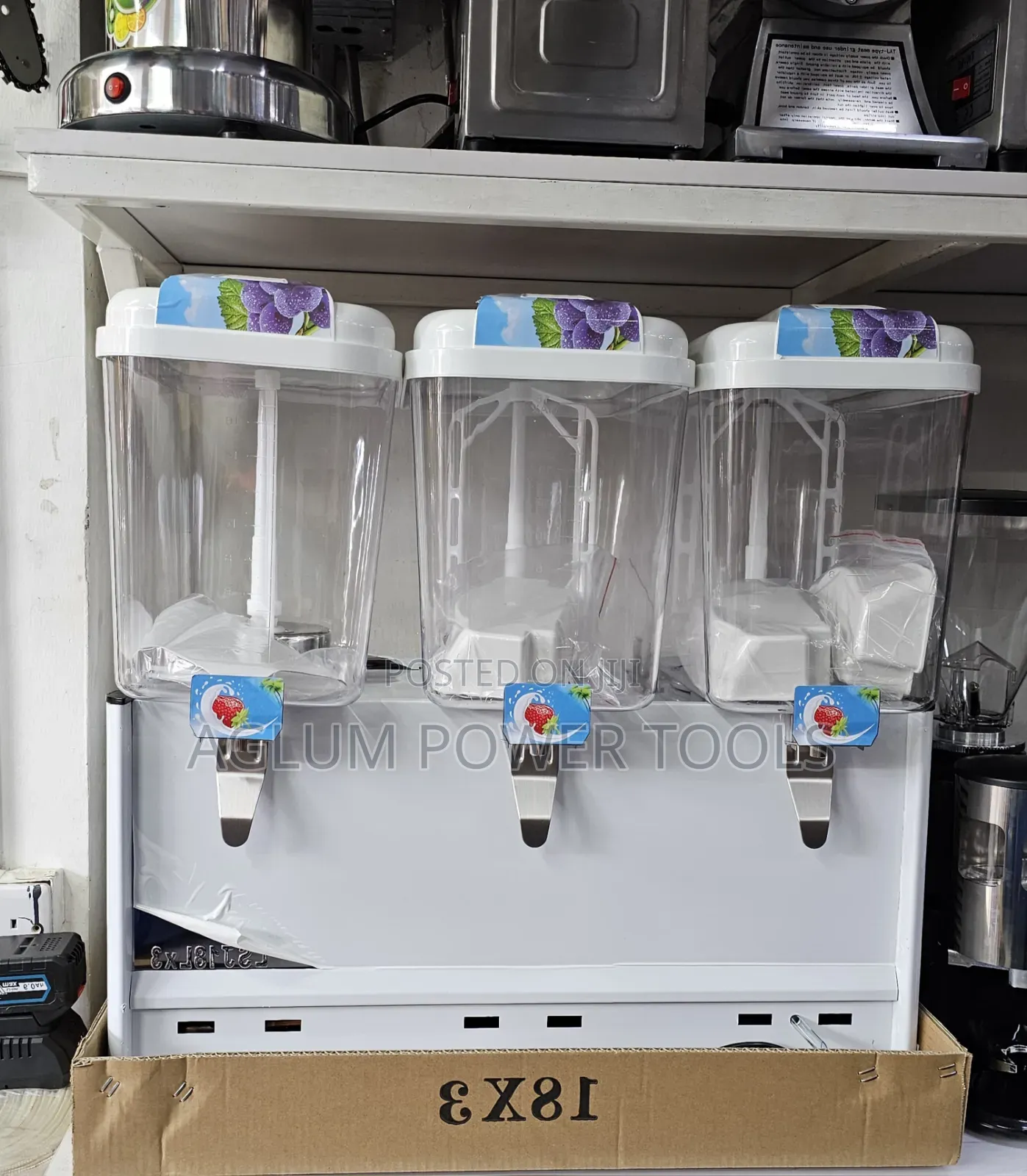 3 Tank Juice Dispenser 18L X 3 Automatic